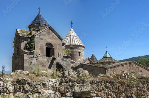 Armenia, a general view of the monastery complex Goshavank, built in the eleventh to twelfth centuries.