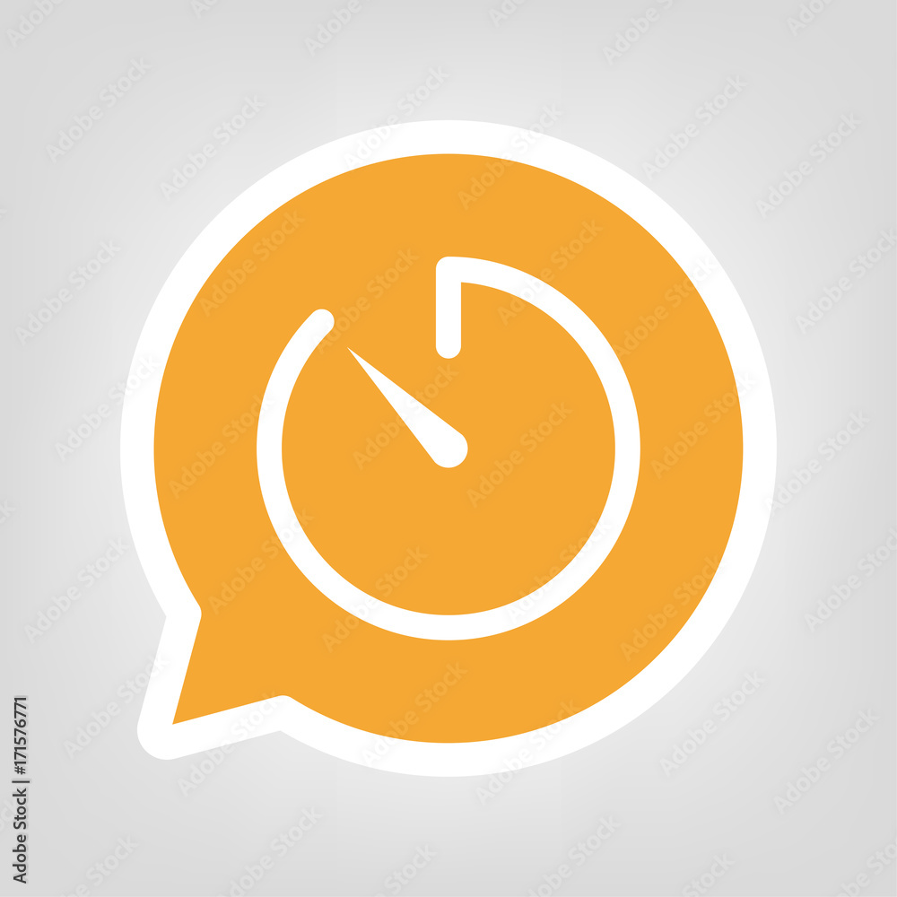 Gelbe Sprechblase - Timer Gelbe Sprechblase - Timer