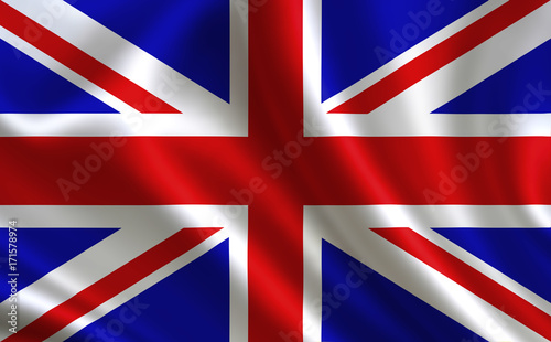 English flag. England flag. Flag of England. England flag illustration. Official colors and proportion correctly. English background. English banner. Symbol, icon.   photo