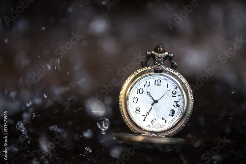 Wallpaper Mural Vintage pocket in splash water Torontodigital.ca