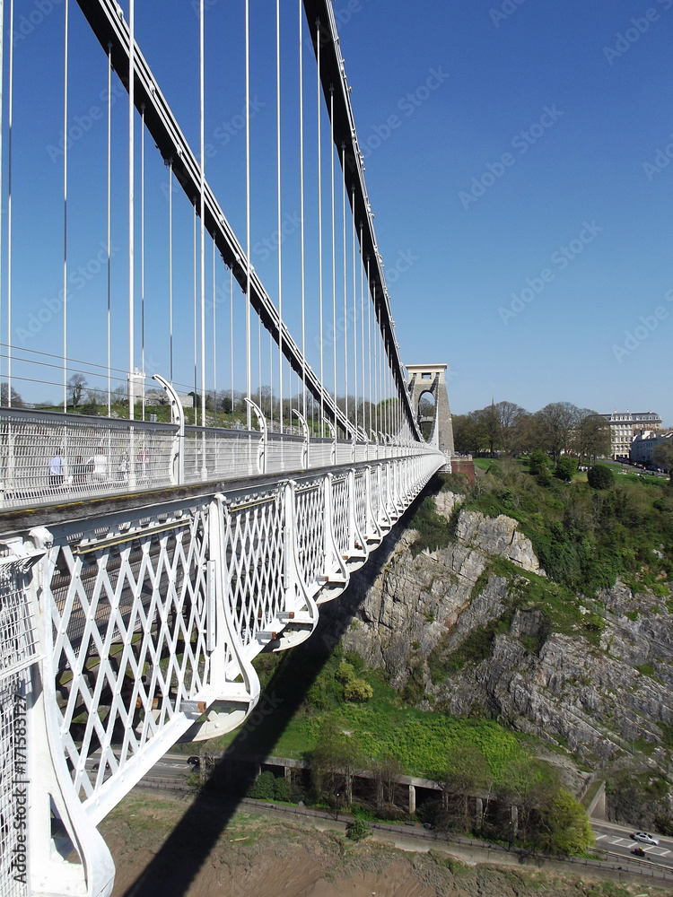 Naklejka premium Architektura Brytyjska - Clifton Suspension Bridge