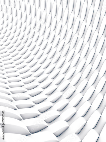 White texture surface pattern. 3d rendering