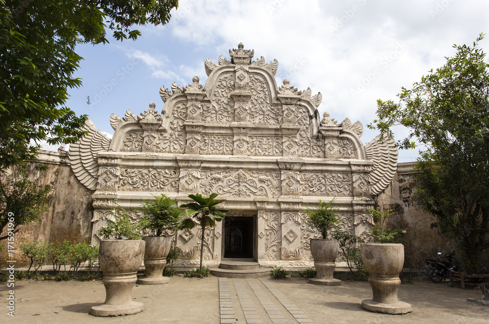 Sultan palace entrance in jogjakarta