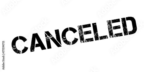 Canceled rubber stamp. Grunge design with dust scratches. Effects can be easily removed for a clean, crisp look. Color is easily changed.