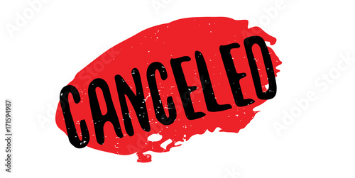 Canceled rubber stamp. Grunge design with dust scratches. Effects can be easily removed for a clean, crisp look. Color is easily changed.