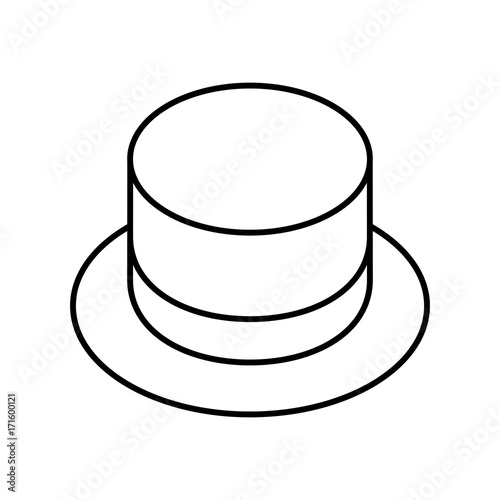 Vintage male hat icon vector illustration graphic design