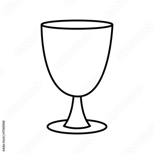 Holy chalice isolated icon vector illustration graphic design