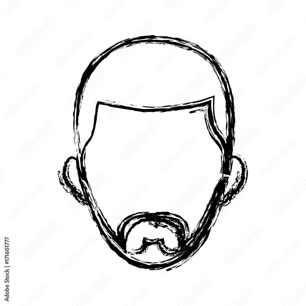 Businessman avatar cartoon icon vector illustration graphic design