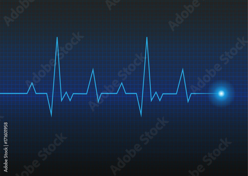 Heart pulse. Cardiogram. vector illustration