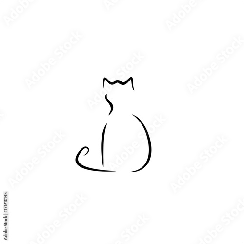 cat icon vector