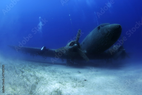 a sunken dakota at kas, antalya photo