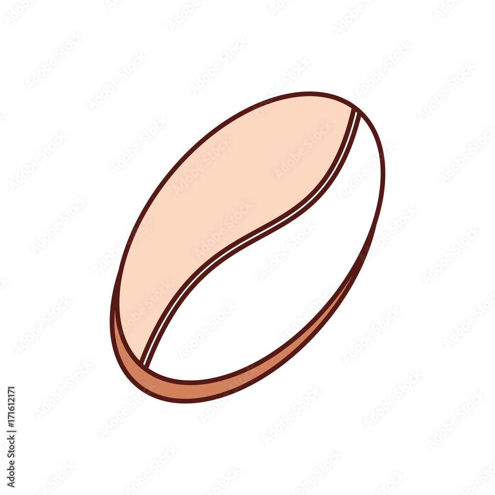 coffee bean icon over white background colorful design vector illustration coffee bean icon over white background colorful design vector illustration