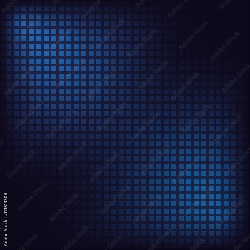 Pixel mosaic background. Blue squares. Digital backdrop. Vector illustration. Pixel mosaic background. Blue squares. Digital backdrop. Vector illustration.