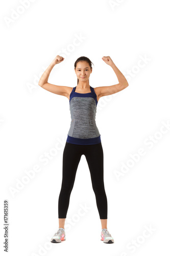 Fitness woman full length