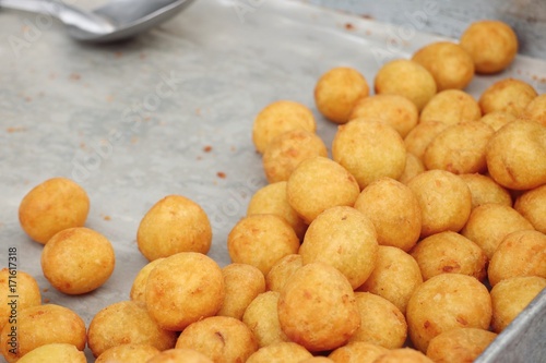 fried sweet potato at street food