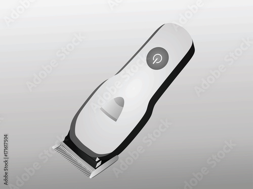 Hair cut device. vector illustration