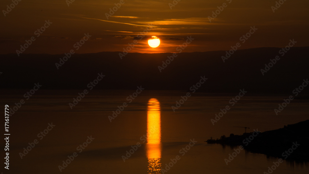 Lac Leman sunset