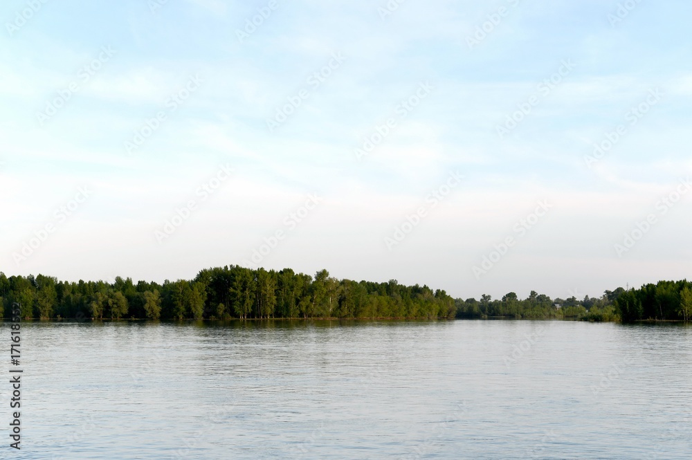 The Ob River near the city of Barnaul. The Ob River near the city of Barnaul.