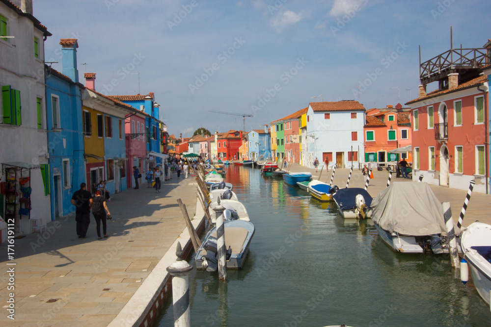 Canale navigabile di Burano a Venezia