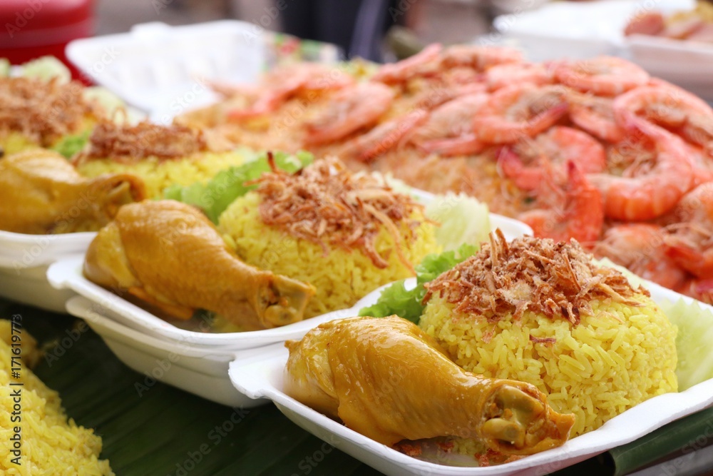 biryani rice with chicken biryani rice with chicken