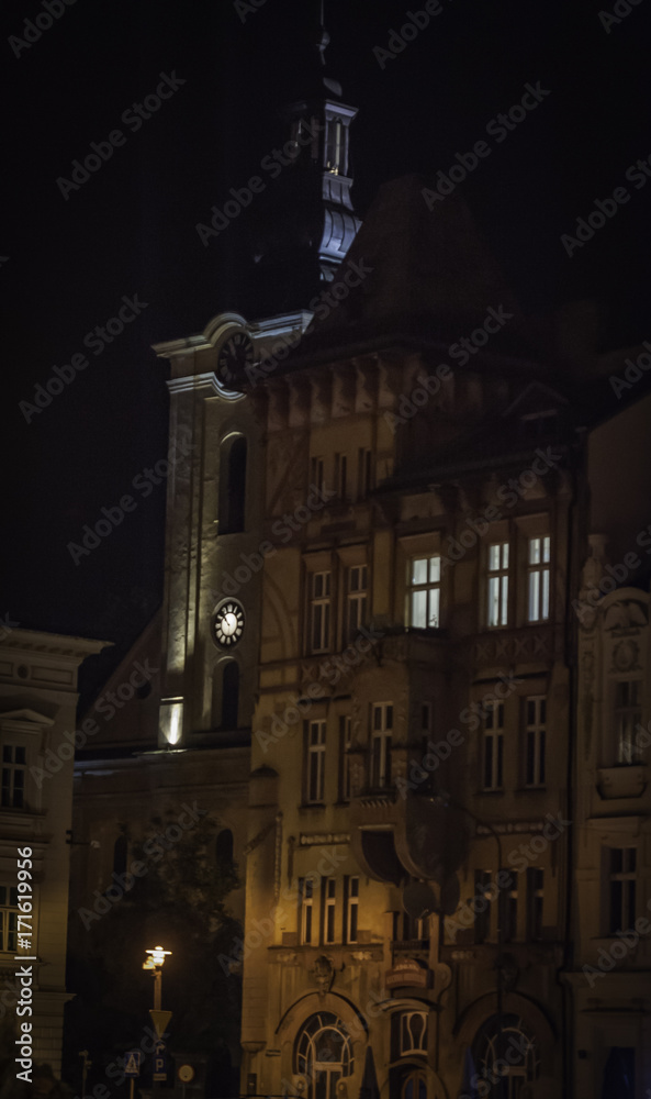 Fototapeta premium noc bb miasto 