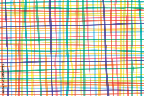 Colorful Vertical & Horizontal Lines Abstract Background