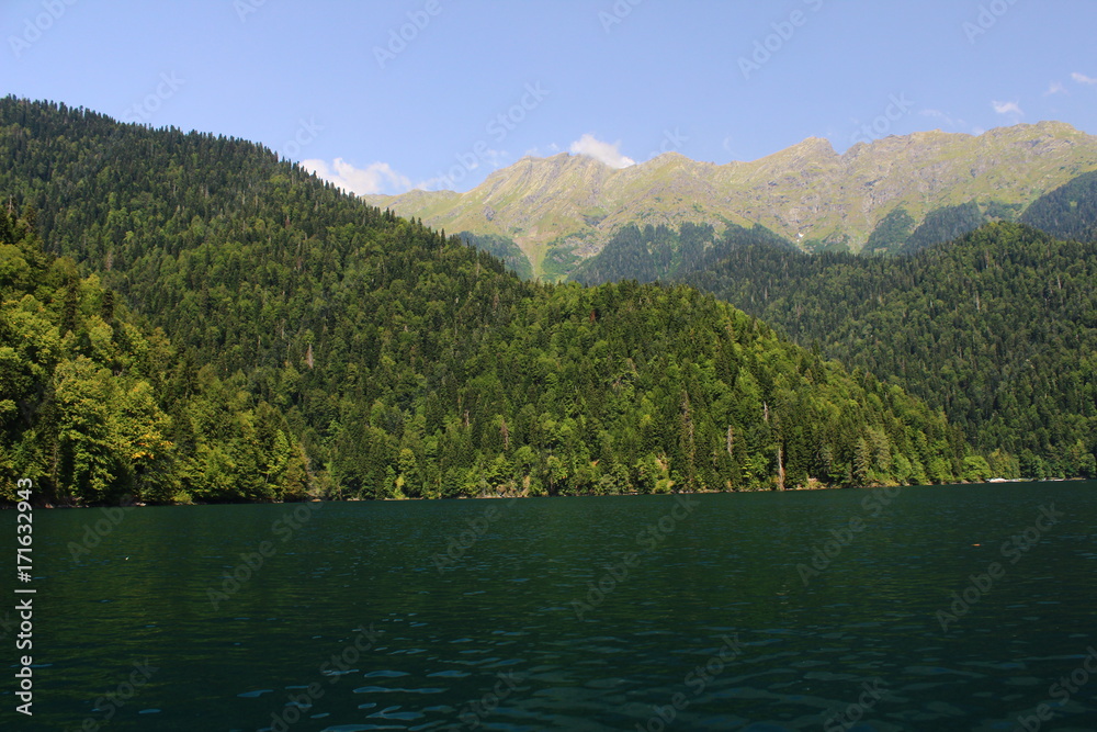 lake in mountain