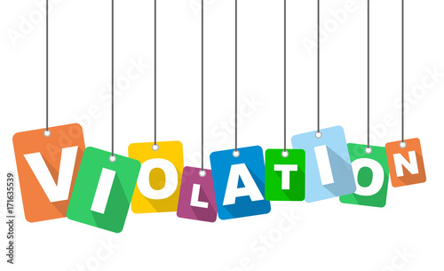 Colorful vector flat design background violation. It is well adapted for web design.