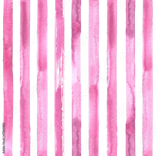 Pink striped seamless pattern