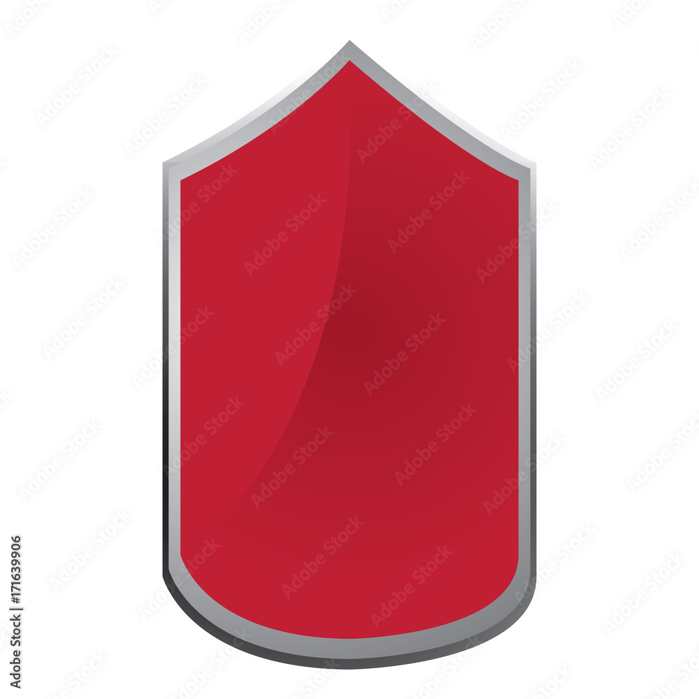 Isolated empty badge on a white background, Vector illustration