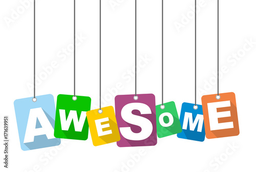 vector illustration background awesome