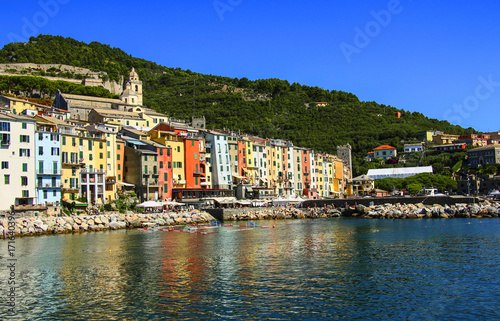 Beautiful fisherman town of Portovenere near Cinque Terre, Liguria, Italy