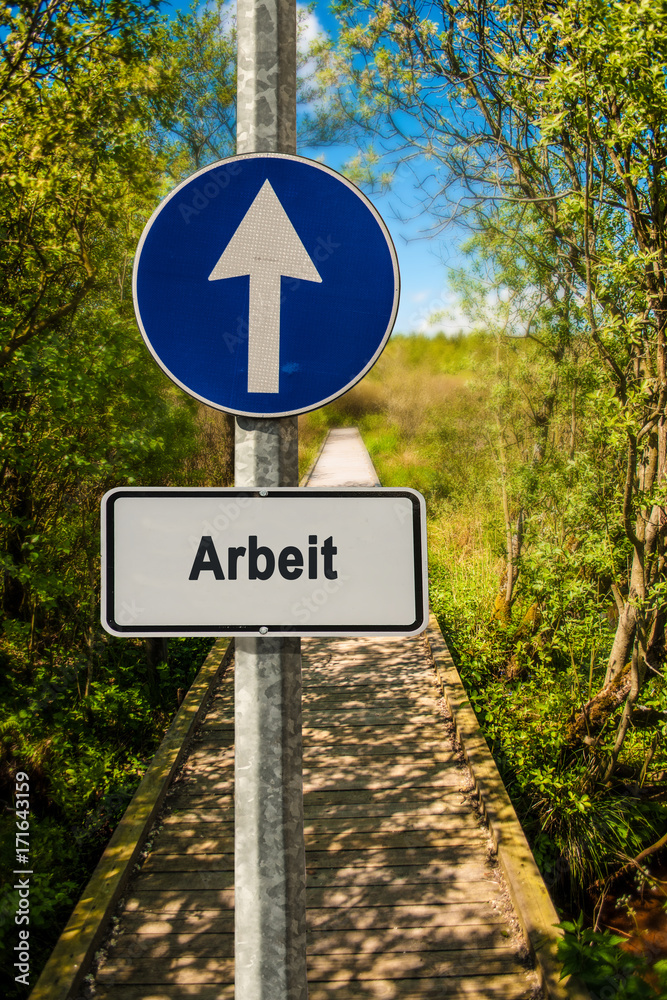 Schild 239 - Arbeit