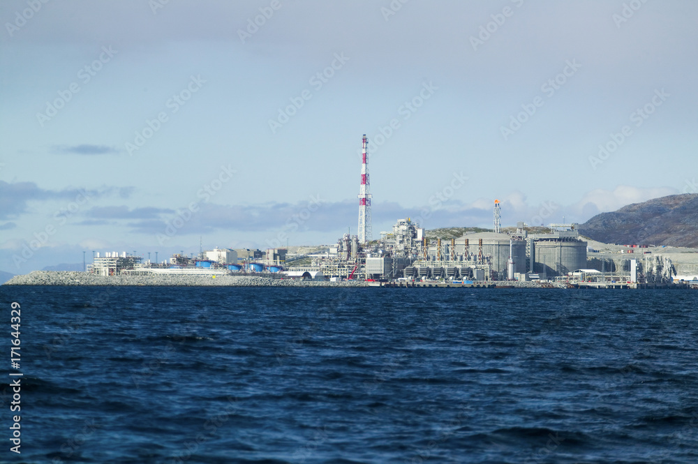 Erdgasraffinerie in Norwegen