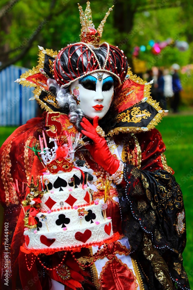 Venice masks' masquerade