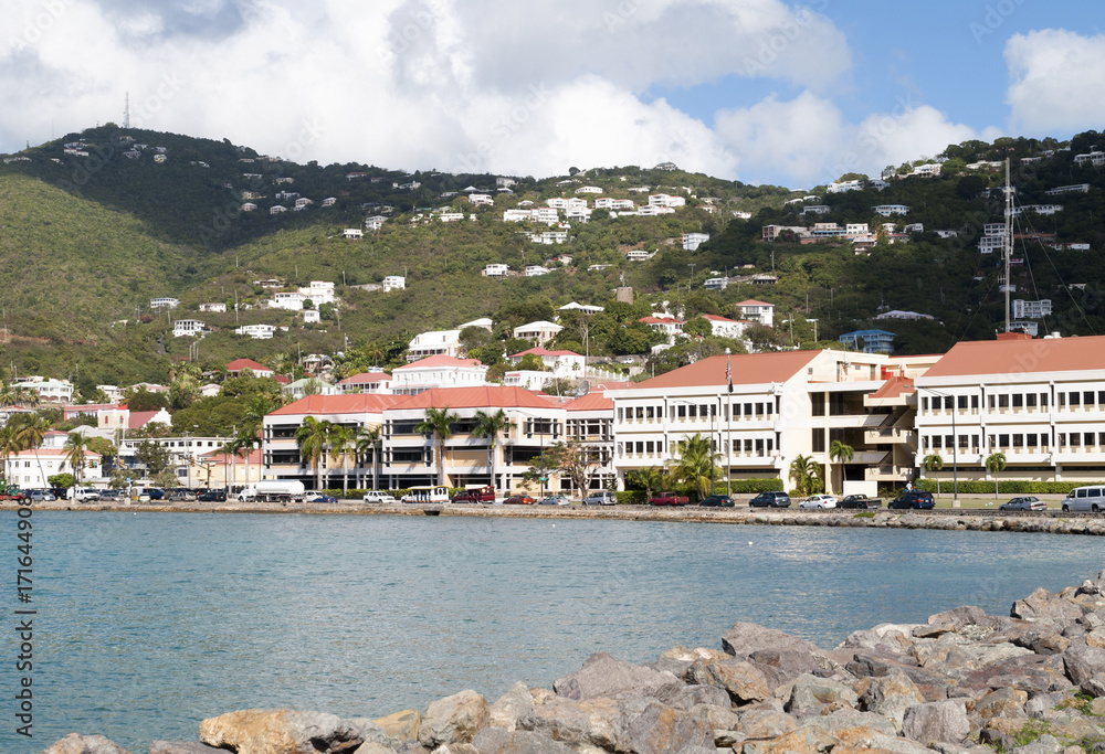 Fototapeta premium Virgin Island Town