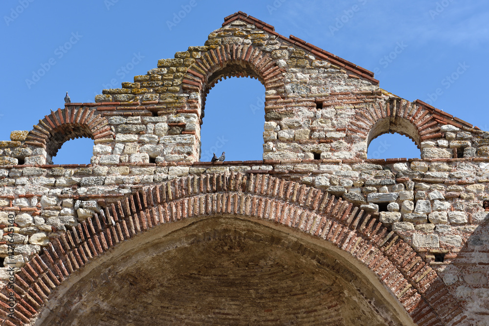 Ruinen der Kirche der Heiligen Sofia, Nessebar, Bulgarien 