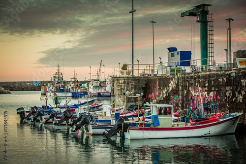 Konstfotografi Hafen von Vila do Porto auf Santa Maria (Azoren)