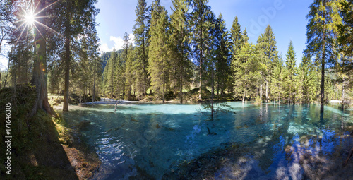 Ein türkiser See in Kleinarl