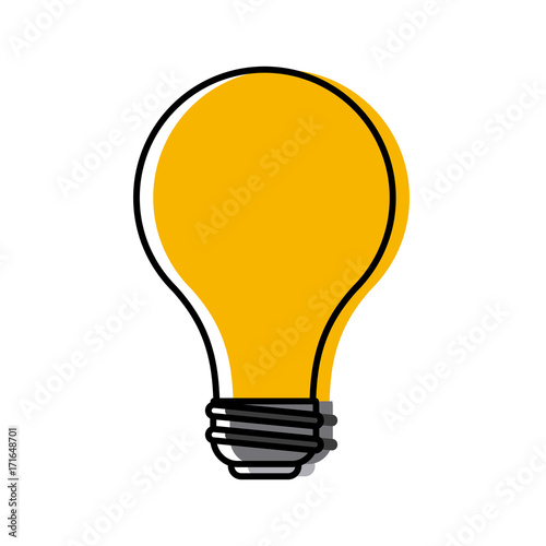 Bulb light energy icon vector illustration graphic design