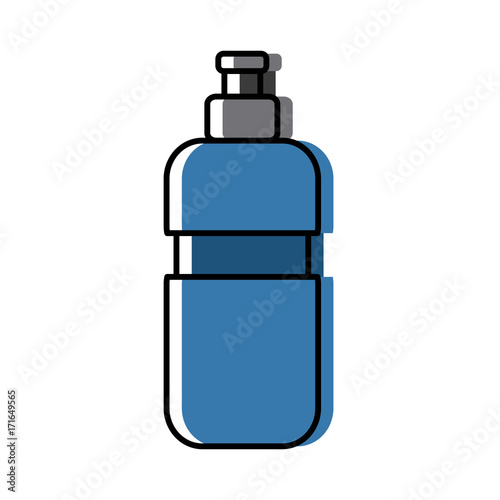 Thermo water bottle icon vector illustration graphic design