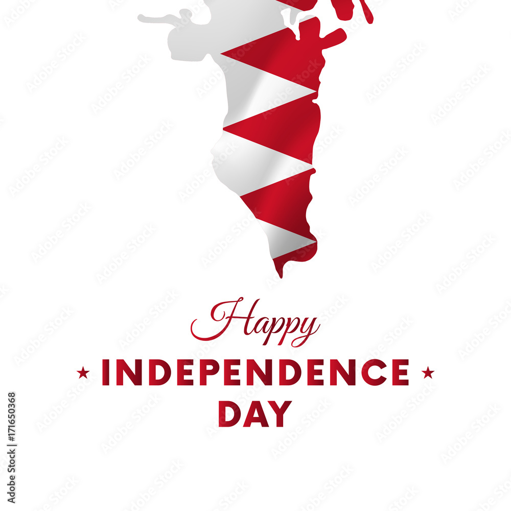 Banner or poster of Bahrain independence day celebration. Bahrain map. Waving flag. Vector illustration. Banner or poster of Bahrain independence day celebration. Bahrain map. Waving flag. Vector illustration.