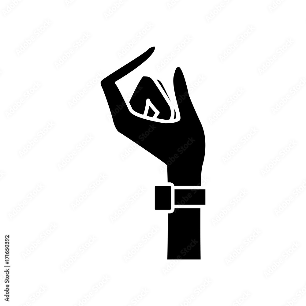 Hand holding something icon vector illustration graphic design Hand holding something icon vector illustration graphic design
