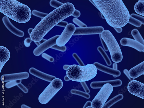 virus illustration close-up