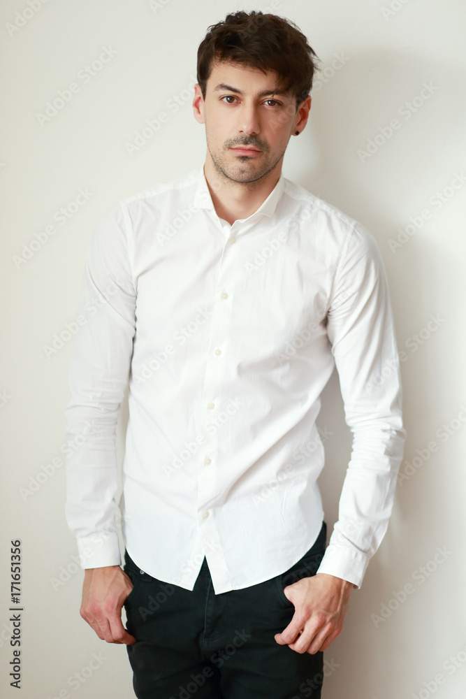 Fototapeta premium trendy handsome man