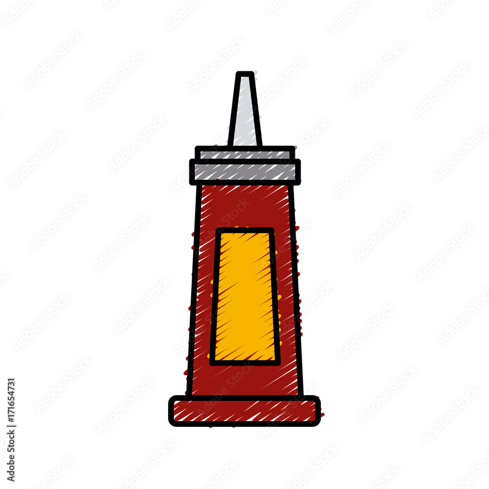 Sauce plastic bottle icon vector illustration graphic design Sauce plastic bottle icon vector illustration graphic design