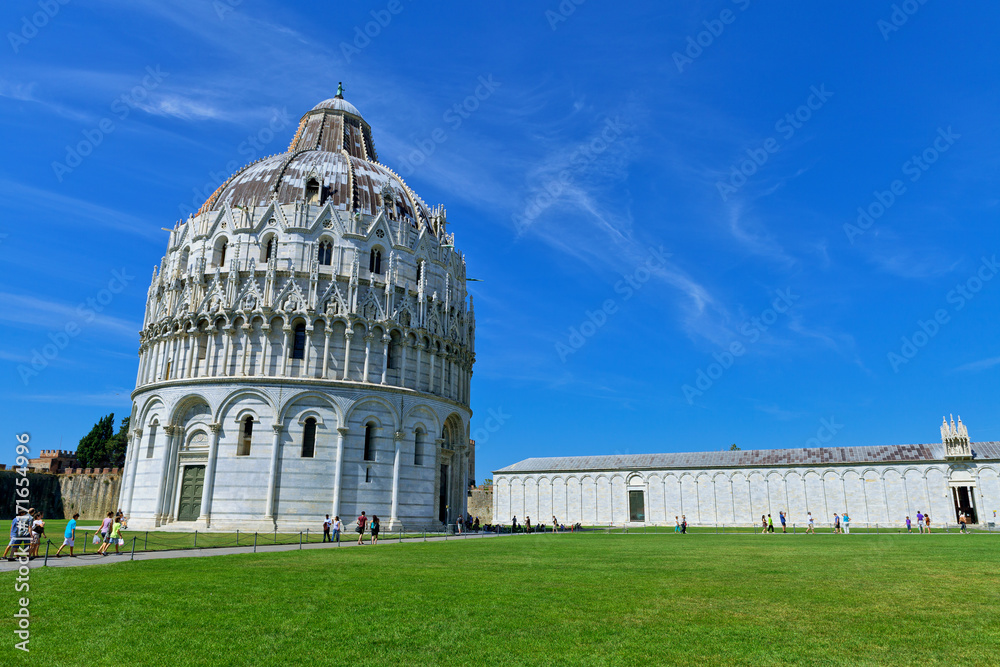 The Pisa Baptistry of St. John. Pisa, Italy, Tuscany