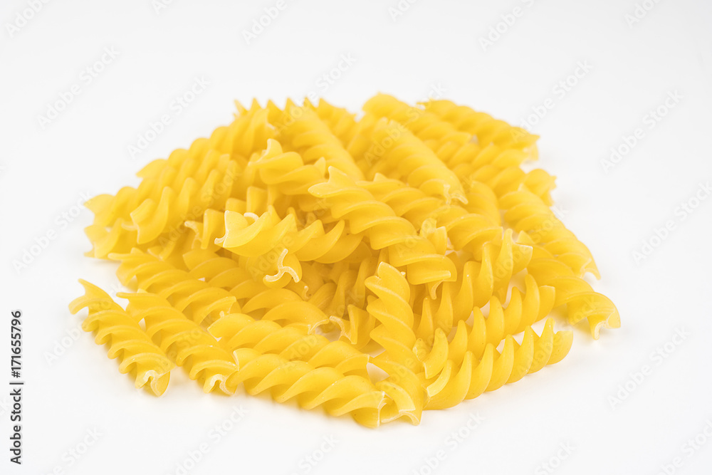 Pasta Fusilli front view Pasta Fusilli front view