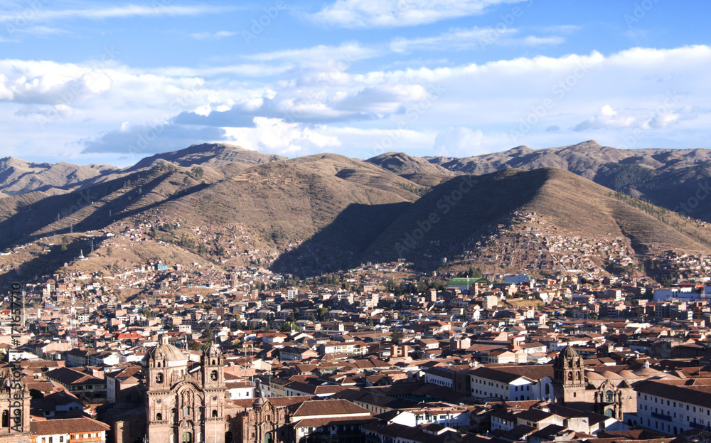 Ciudad de Cusco visto desde alto