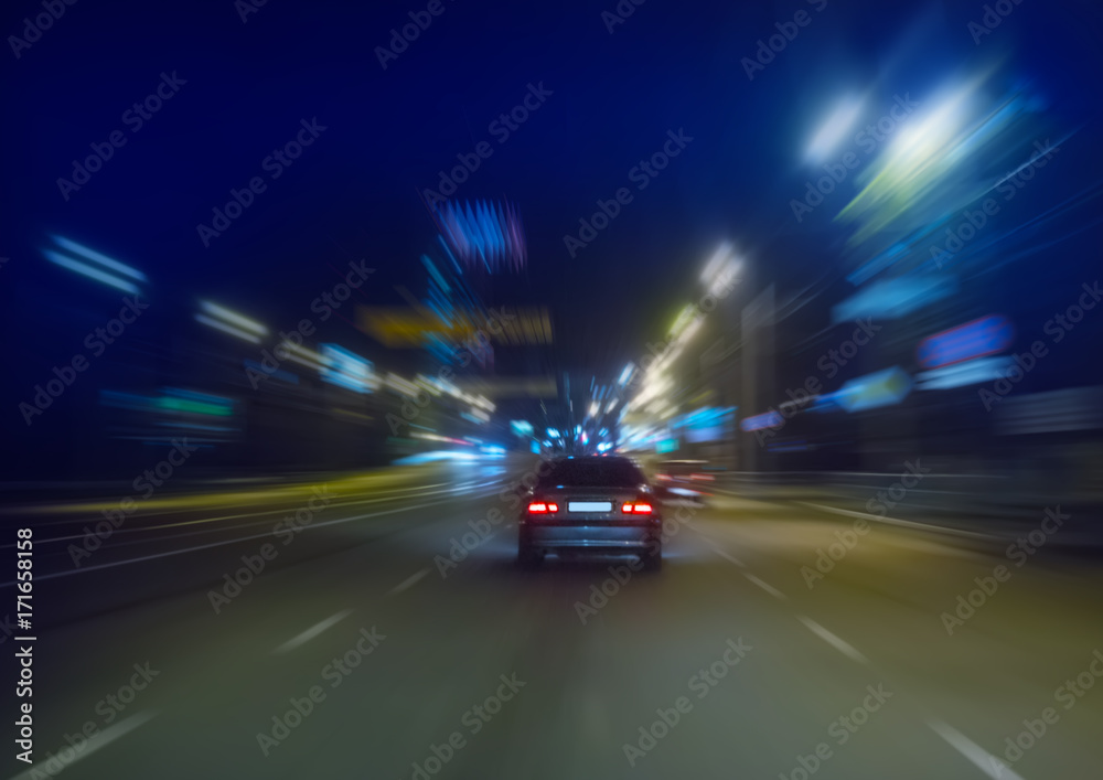 high-speed movement at night